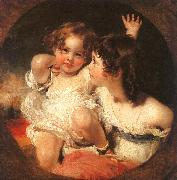  Sir Thomas Lawrence The Calmady Children Norge oil painting reproduction